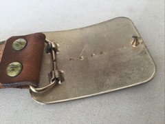 Belt Buckle. “The Rock” And Belt.
