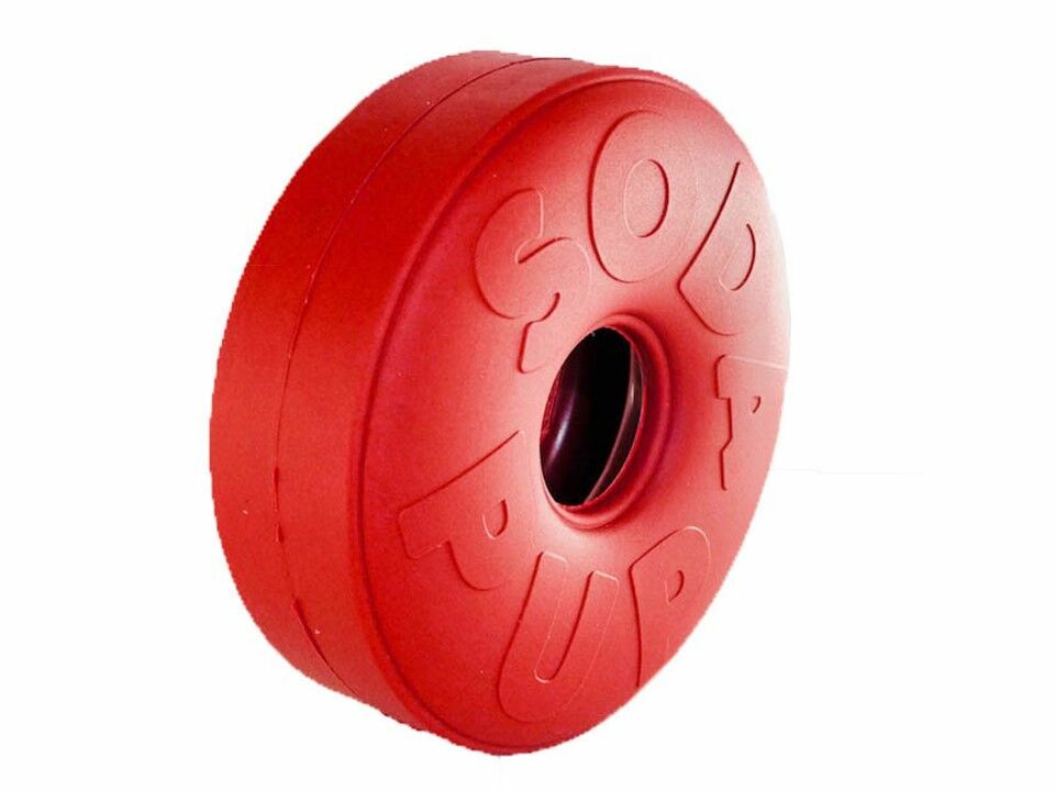 Sodapup Life Ring Treat Dispenser Red Durable Rubber Chew Toy – Dog & Puppy