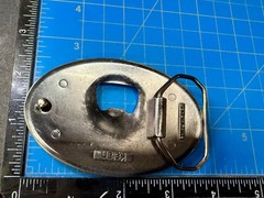 WASTED Statement Funny Novelty Silver Tone KALAN Belt Buckle with Bottle Opener