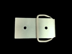 1&Prime; Belt Buckle Blank Snap On Flat Hardware Add Buckle DIY Slumping Fusing