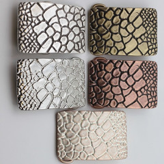 Croco Look Metal Belt Buckle – Textured Design, Elegant & Modern