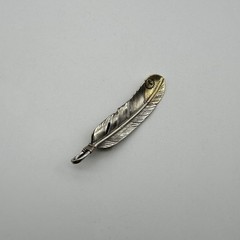 Brass Feather Charm,Necklace DIY Pendants,Keychain Charm,Jewelry Charm lot