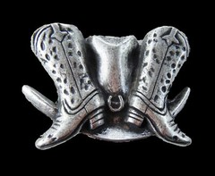 Western Cowboy Boots Hats Belt Buckles Cowgirl Cowboy Boot Hat Rodeo Buckle