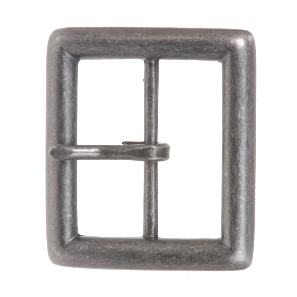 1 5/8&Prime; (42 mm) Nickel Free Single Prong Center Bar Square Belt Buckle