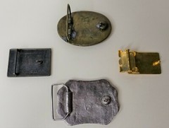Belt Buckles C.S.A., Elk, Dump Truck & I Love Hawaii