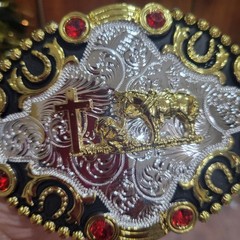 Praying Cowboy belt buckle Western Horse Cross Rodeo Zinc alloy colorful