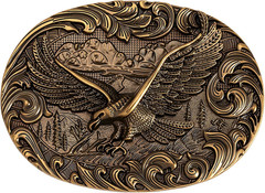 Western Style Belt Buckle 1.5 Inch Cowboy Cowgirl Buckles for Men & Women Replac