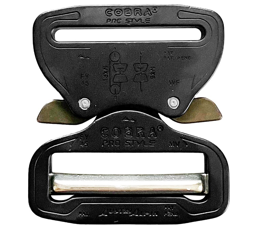 AustriAlpin COBRA Quick Release Buckle 1.75 inch Male Adjustable XL Ears Black