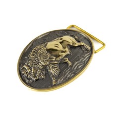 American Bison Buffalo Buckle, Western American cowboy style, Wild West, Cowboy