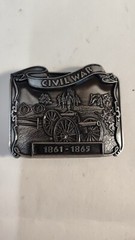 American Civil War 1861-1865 Pewter Metal Belt Buckle Century Company NEW