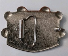 Belt Buckle Patriotic USA Flag With Eagle Claws. Zinc Alloy 1.5&Prime; Belt Swivel