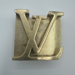 Louis Vuitton LV Iconic Gold Belt Buckle Unisex