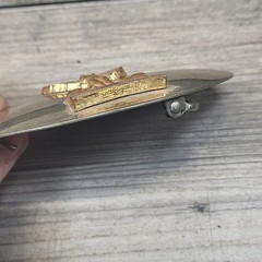Vtg Harley-Davidson Woman With Wings 1982 Belt Buckle Silver/gold Tone