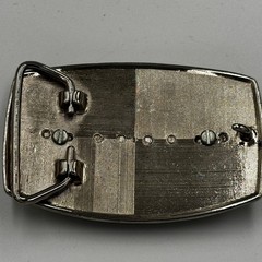 Vintage Maui Sailing Ship Belt Buckle Silver Tone Nautical