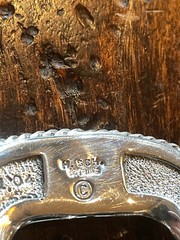Horst Schrader James Reid Style Sterling Silver Belt Buckle 35-37-1.25-1”🦎✅