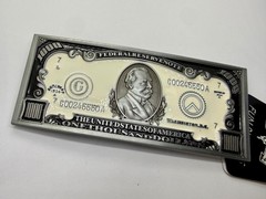 $1,000 US Dollar Federal Reserve Note The United States of America Belt Buckle