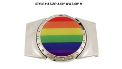 LGBTQ ONE LOVE RAINBOW MULTICOLORED FLAG BELT BUCKLES NEW COSTUME HALLOWEEN GIFT