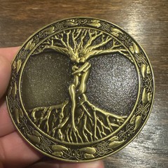 Motorcycle Belt Buckle Tree Of Life Marriage USA Christian Metal Collector GIFT