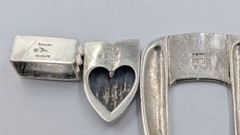DOUGLAS MAGNUS Santa Fe 925 Sterling Silver Heavy Belt Buckle 79.30Grams