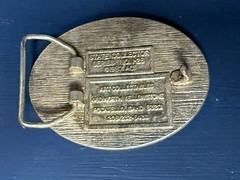 Odessa, Texas (state collector series) Belt Buckle 1987