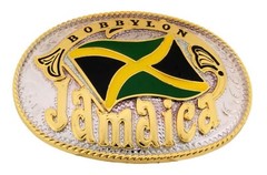 Jamaica Jamaican People Caribbean Country Belt Buckle Nation Land Metal Fashion