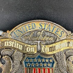 Vintage United States 200th Anniversary Belt Buckle 1787 1987