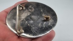 Vintage Silver Plate and Brass EAGLE Western Style Beautiful
