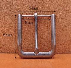4cm Alloy Men Pin Waist Leather Single Belt Buckle Head Prong Clips Replacement