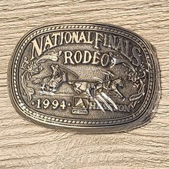 Choice Hesston Belt Buckle – Miniature Collection Buckle – National Finals Rodeo