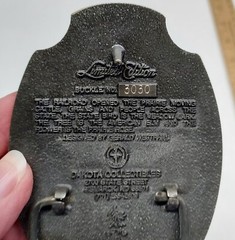 NORTH DAKOTA – 100th ANNIVERSARY – CENTENNIAL – #d – belt BUCKLE – listing #7204