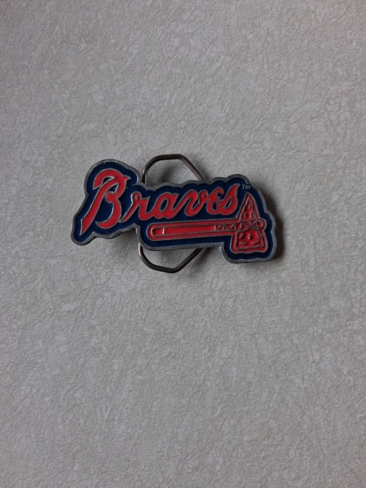 Atlanta Braves MLB Major League Baseball Team Belt Buckle (New Old Stock)