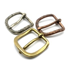 27mm/36mm Tang Grass Buckle for Tooling Carved Leather Belts