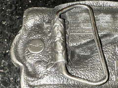 1982 The Space Shuttle Columbia NASA Flight Belt Buckle Bergamot Brass Works