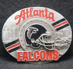 XE07129 VINTAGE 2003 **ATLANTA FALCONS** PROFESSIONAL FOOTBALL SPORT BELT BUCKLE