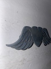 VALENTINES WINGED HEART Belt Buckle Love Wings Rock GREAT AMERICAN Pewter Biker