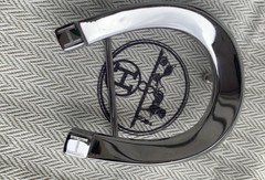Hermes Buckle Waist Belt 38mm Plated Silver Hermès Fer à Cheval horseshoe-shaped