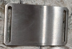 GRIP6 BELT BUCKLE – TITANIUM – CLASIC in NATURAL – 1.5 INCH WIDE – WOMEN and MEN
