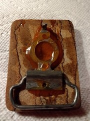 HANDMADE Elk MENS BELT BUCKLE CASUAL Blemished chipped Hunters Deer