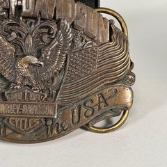 Harley-Davidson Vintage Eagle Buckle, Made in USA 1989 HARMONY 80303 B-33