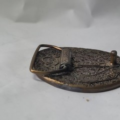 Standing Liberty Quarter Coin Belt Buckle Vtg 1976 Henchel-Mt.View California