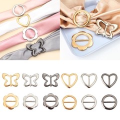 Simple Multi Color Alloy Scarf Clasp Metal Teenagers Belt Buckle Replacement