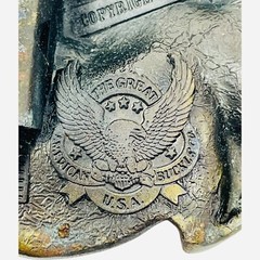 Bass Fishing Belt Buckle Western Great American Buckles USA Serial #531 1981