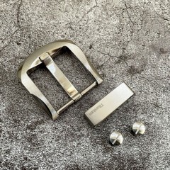 New Concise Pure Titanium Men&rsquo;s Belt Pin Buckle Waist Strap Head EDC Accessories