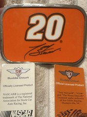 Buckle-Down Officially Licensed NASCAR Tony Stewart #20 Metal Belt Buckle Orange