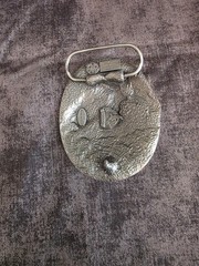 Vintage Colorado Bald Eagle Pewter Belt Buckle Siskiyou Buckle Co Americana 1990