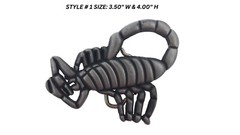 Scorpion Belt Buckle Gold Silver Metal New Mens Womens Zodiac Sign Rodeo Western