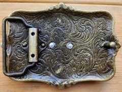 NEW 3-D HORSE HEAD BRONZE ANIMAL RODEO COWBOY WESTERN BELT BUCKLE
