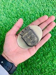Engraved Oval Rope Team Roper Edge Bodder Logo buckle Hours buckle antique 40mm