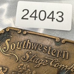 Vintage Belt Buckle Southwestern Stage Company American Express Company