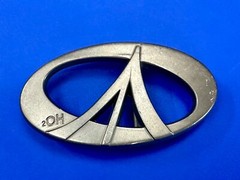 2OH Cutout gold color Vintage belt buckle – Peace love & Rock & Roll